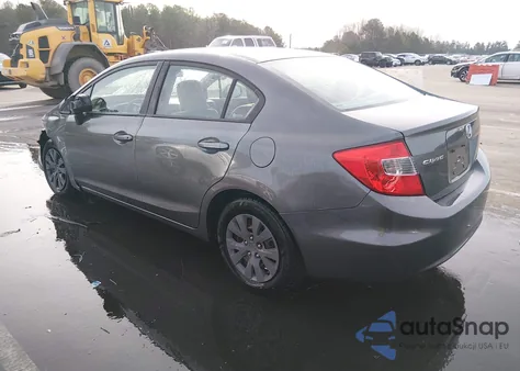 2012 Honda Civic Lx from USA, damaged, VIN 19XFB2F5XCE346314